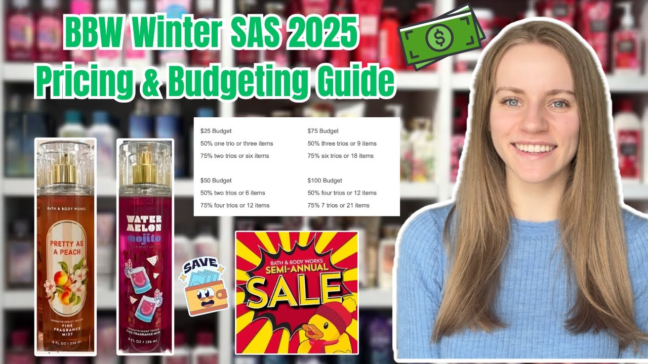 Bath & Body Works Winter SAS 2025 Pricing & Budgeting Guide | How to Save Money and Not Overbuy!!
