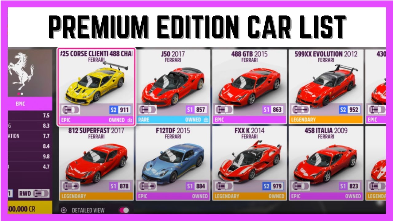 Forza Horizon 5 - PREMIUM EDITION | All cars VIP & Car pass