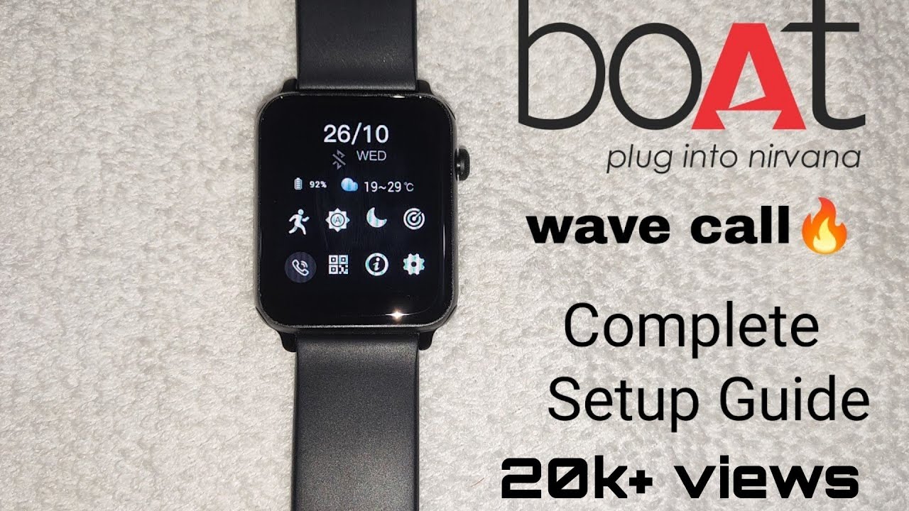 BoAt wave call Unboxing and full setup guide !!
