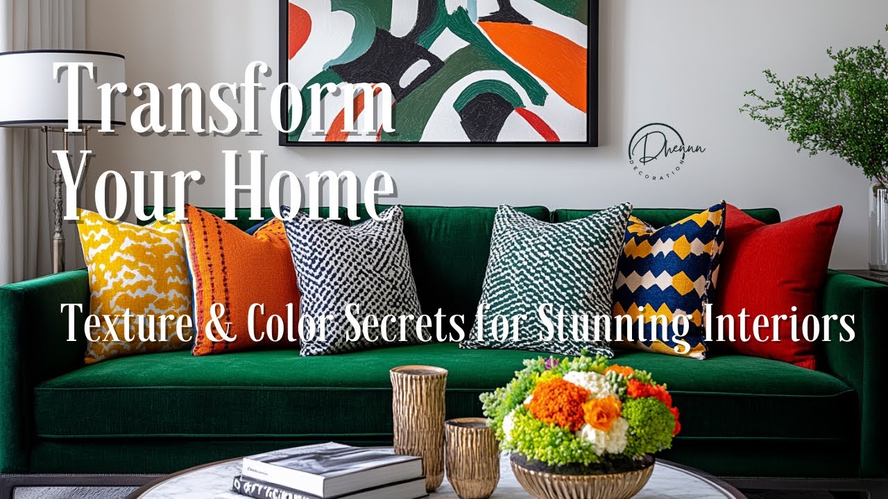 Transform Your Home: Texture & Color Secrets for Stunning Interiors