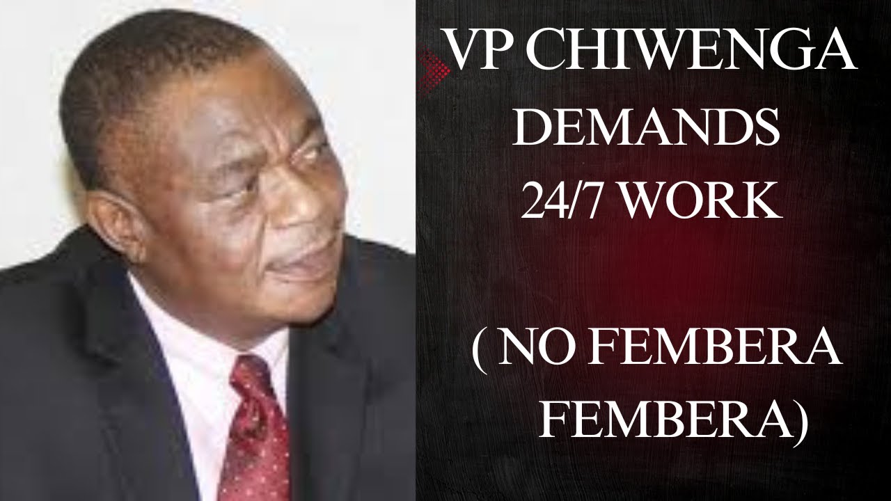 VP Chiwenga Demands 24/7 Work no Fembera Fembera