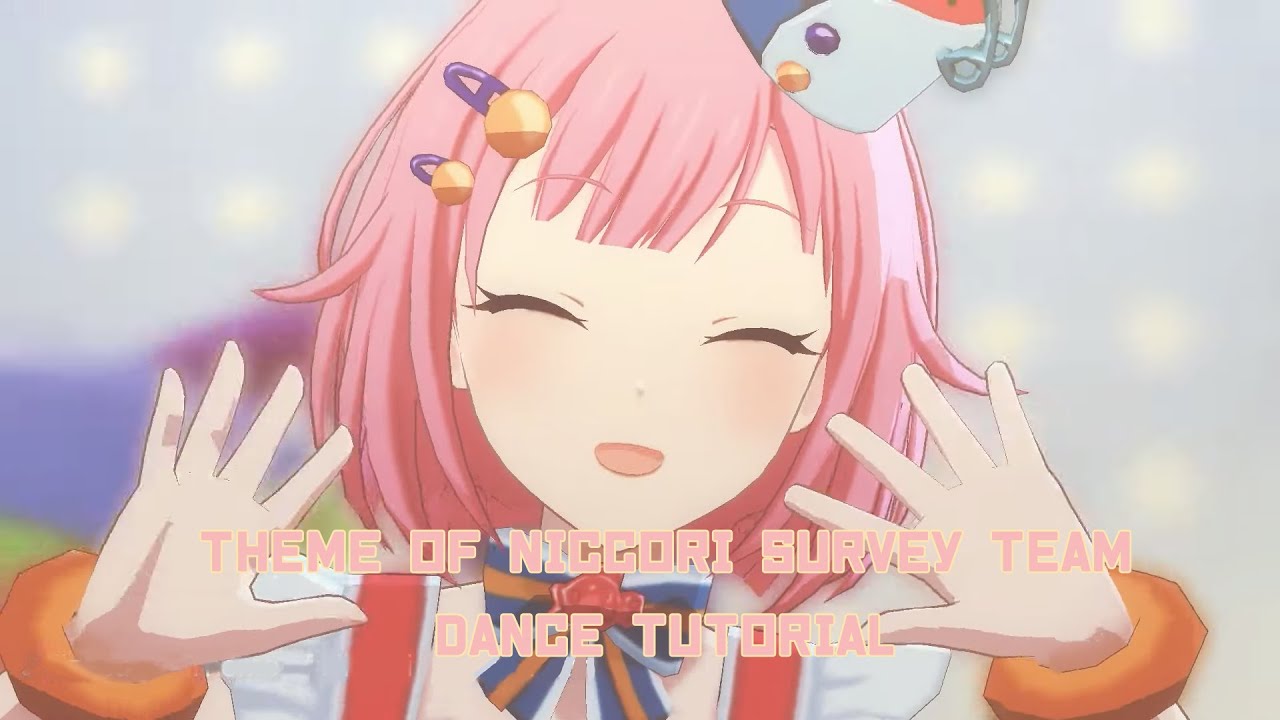 Theme of Niccori Survey Team dance tutorial (mirrored) read description
