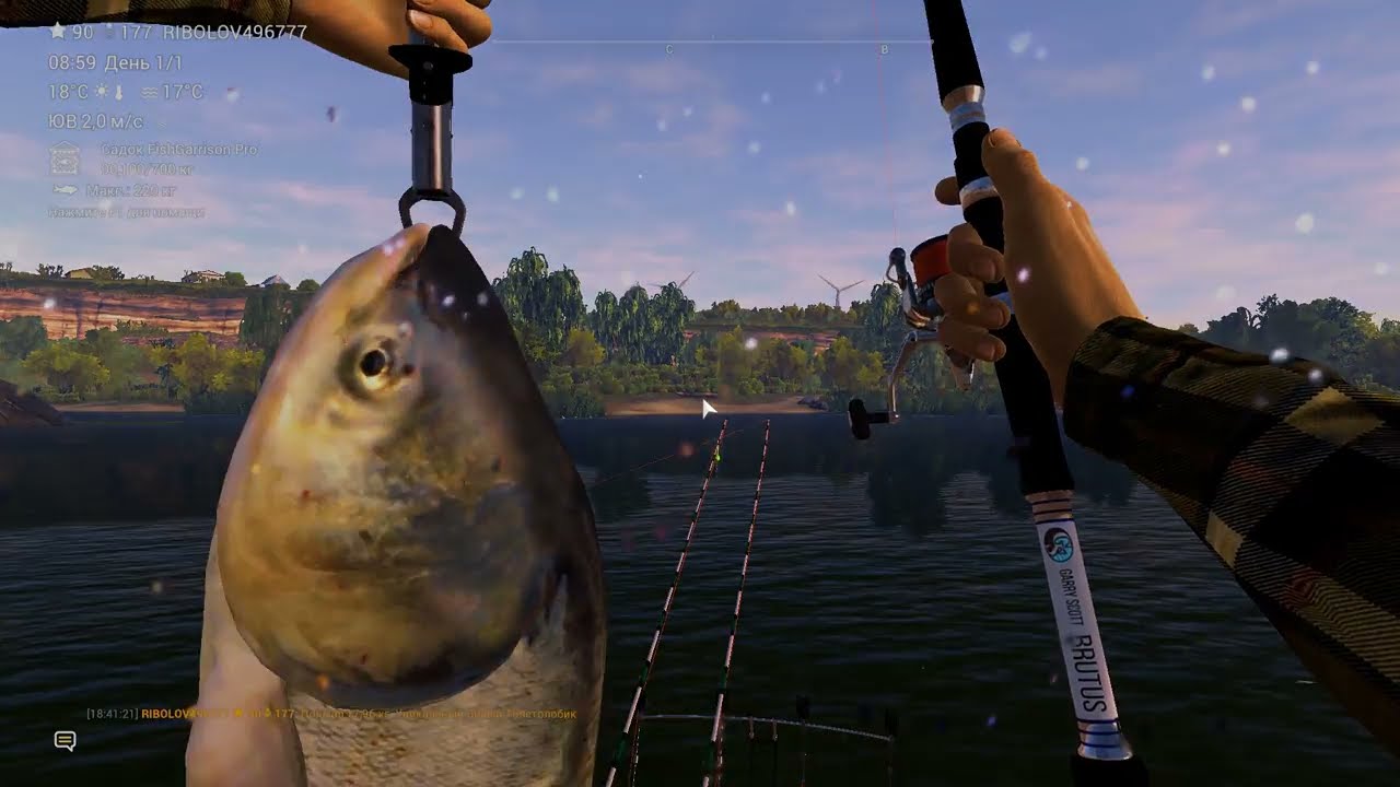 Fishing Planet. Река Днепр. Толстолобик. Амур. Сазан