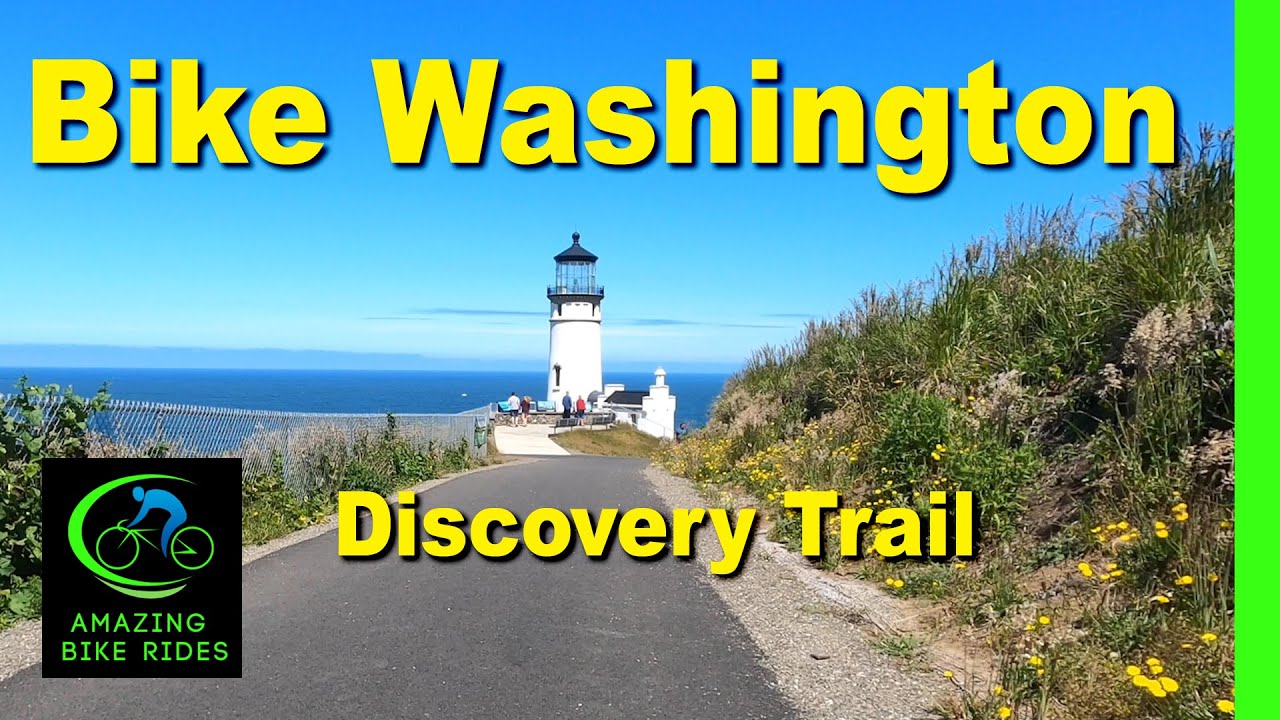 30 Minute Virtual Bike Ride | Cape Disappointment–Discovery Trail-Washington Coast | Cycling Workout