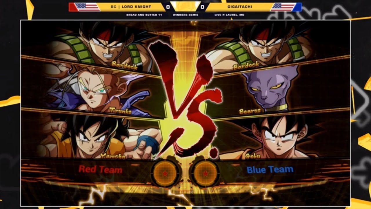 BnB 11 DBFZ - Lord Knight Vs. Gigaitachi - Dragon Ball FighterZ Winners Semis