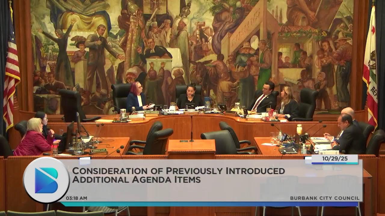 Burbank City Council Meeting - October 28, 2025