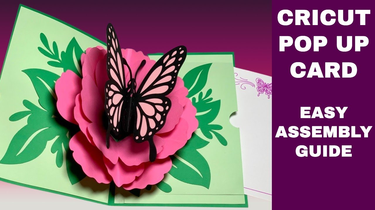 CRICUT BUTTERFLY POP UP CARD — как собрать как профессионал