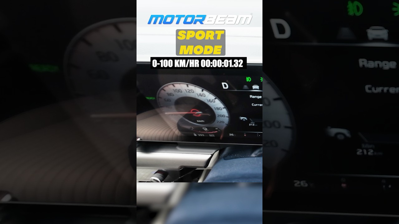 Kia Carens Clavis EV 0-100 Km/hr Acceleration Test