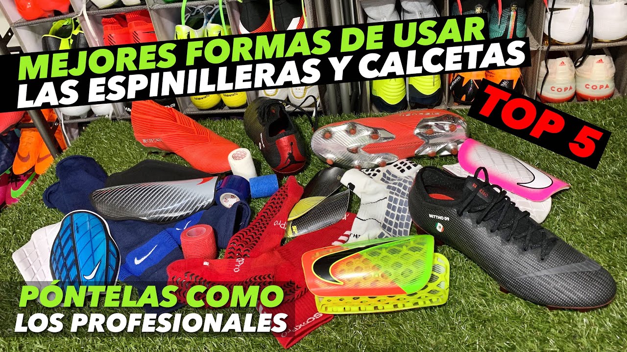 TOP 5 | MEJORES FORMAS DE USAR LAS ESPINILLERAS Y CALCETAS | JUEGA COMO PROFESIONAL