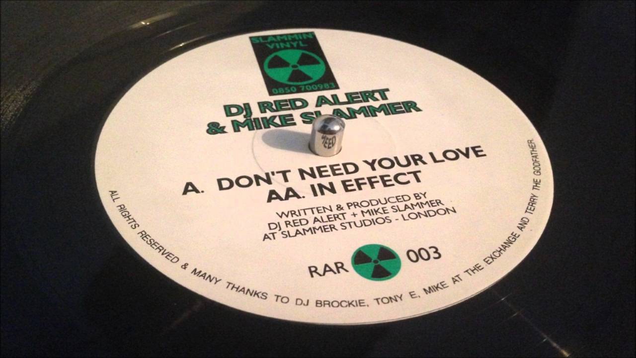 DJ Red Alert & Mike Slammer - Don't Need Your Love