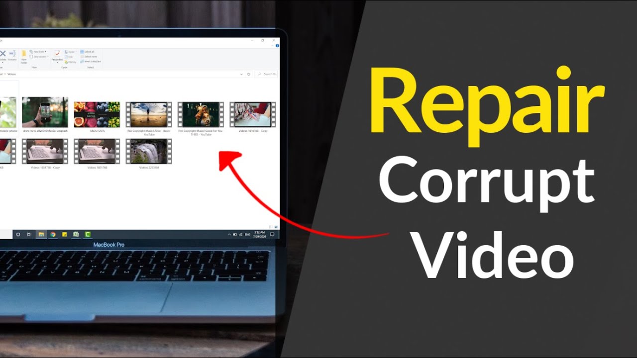 How To Repair Corrupt Video File | Fix Damaged .MP4 .MOV