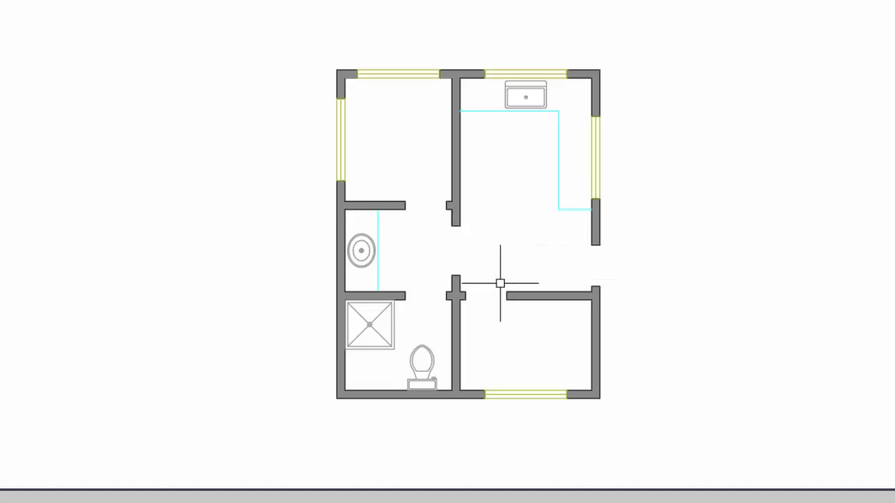 Autocad 2020 Cabin Drawing Part 3 #78