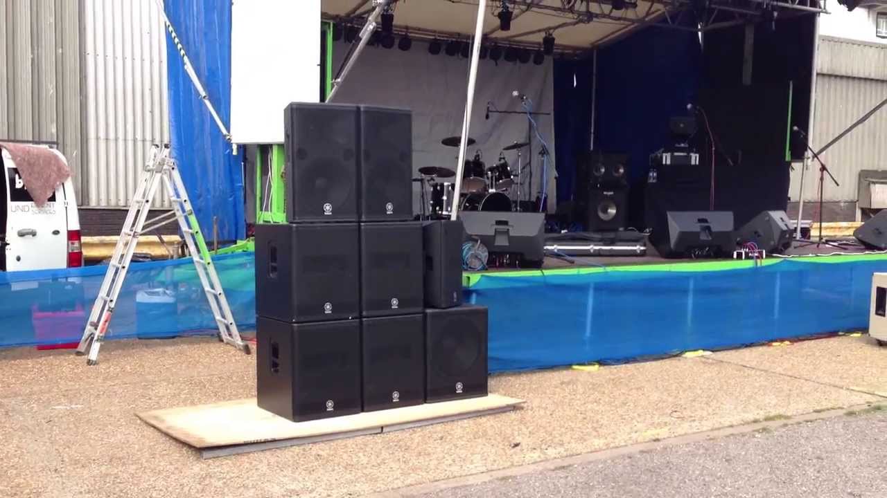 YAMAHA NEXO DSR DXR DXS ACTIVE GROUND STACK PA SYSTEM