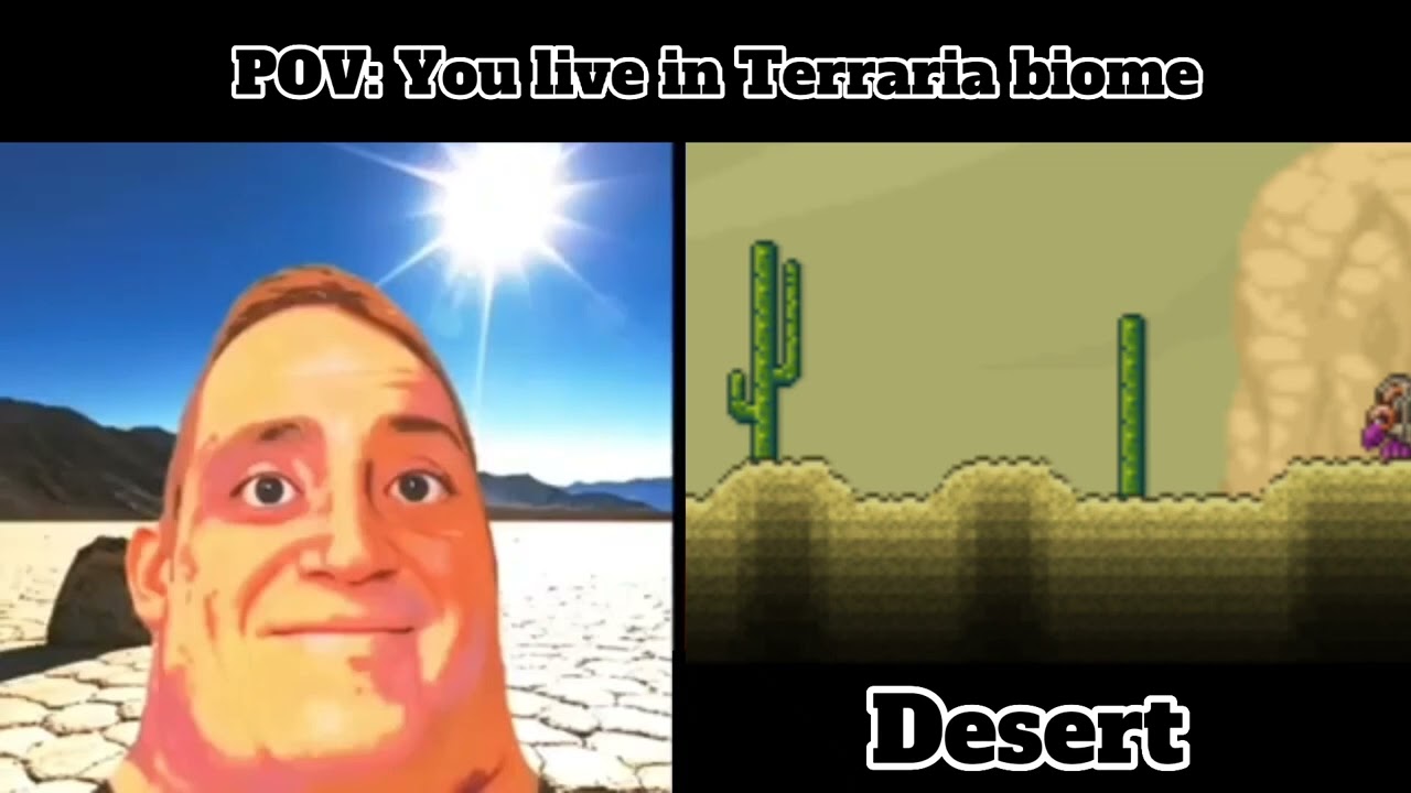Mr incredible becoming cold to hot (POV: You live in Terraria)