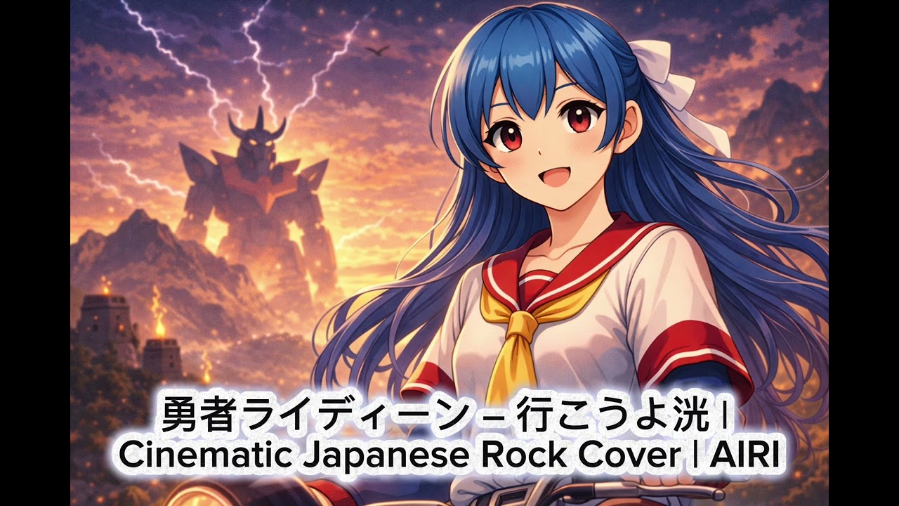 勇者ライディーン 行こうよ洸 – Cinematic Japanese Rock Cover | AIRI