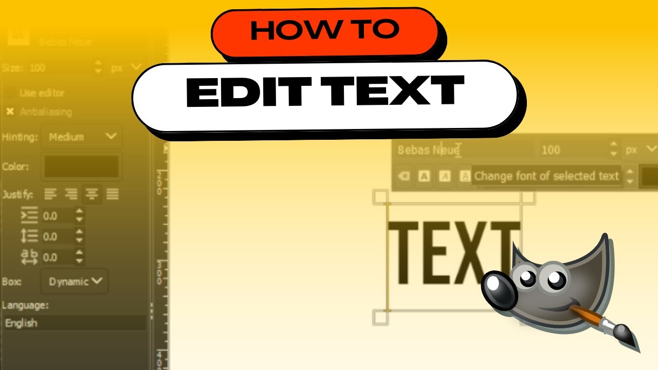 How to Edit Text in GIMP (2 Easy Methods)