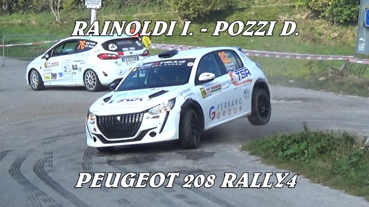 IGOR RAINOLDI - DANIEL POZZI | PEUGEOT 208 RALLY4 | RALLY BASSANO 2023 | VIDEOCLIP