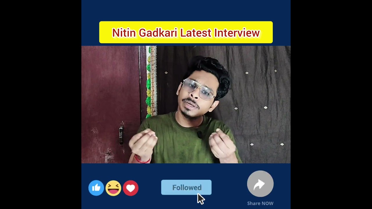 Nitin Gadkari Angry at Megha Prasad (Viral Interview)