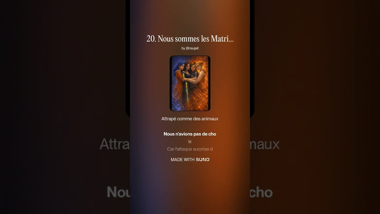 20  Nous sommes les Matrices