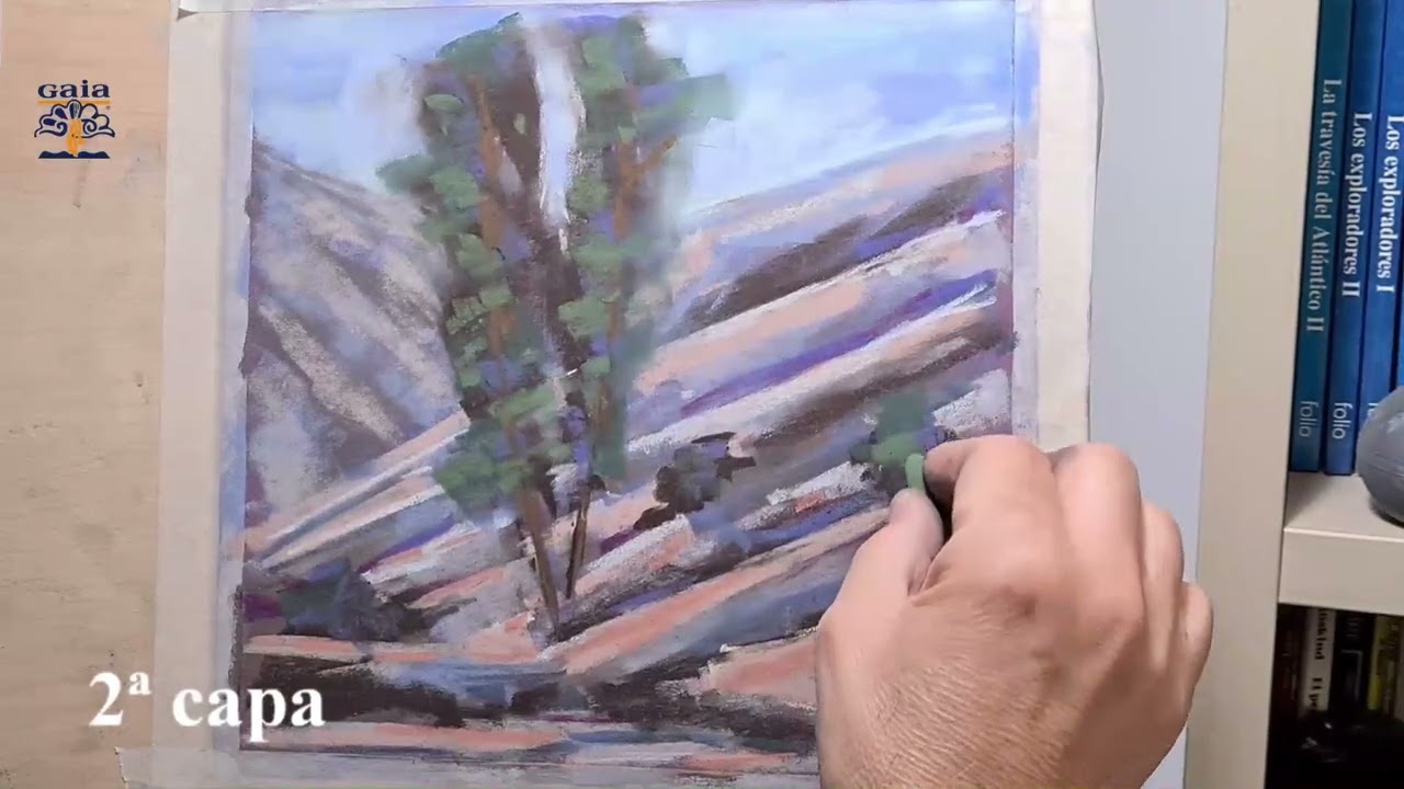 COMO PINTAR AL PASTEL, PASO A PASO
