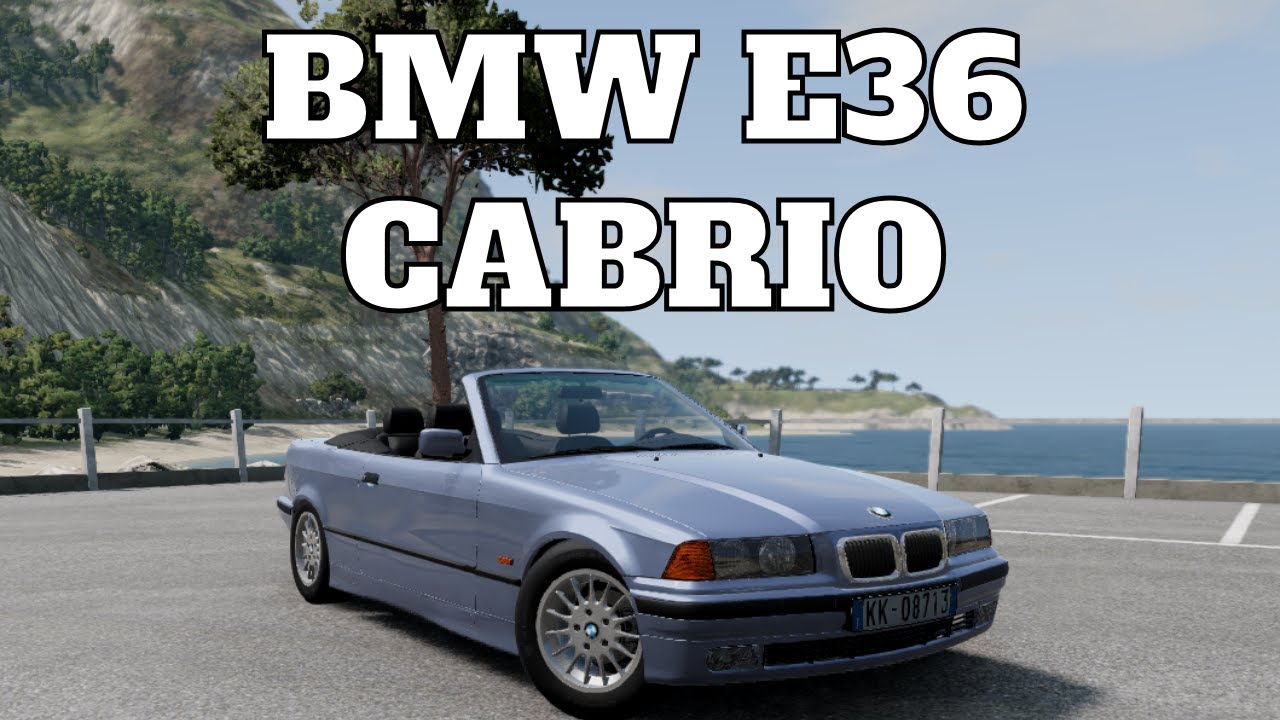 Realistic BMW E36 Cabrio Drive in Sunny Italy 🇮🇹 | BeamNG.drive + G920 + Camera