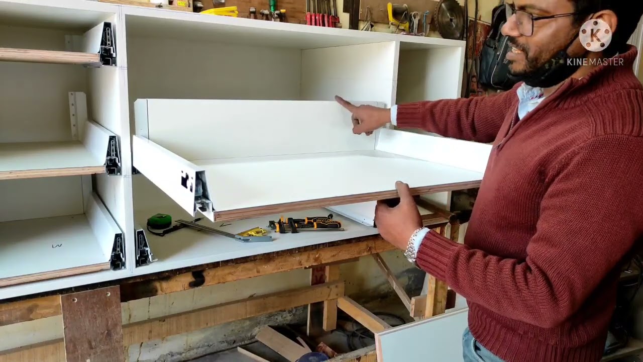 innotech channel कैसे लगाएँ part 2। modular kitchen counter.