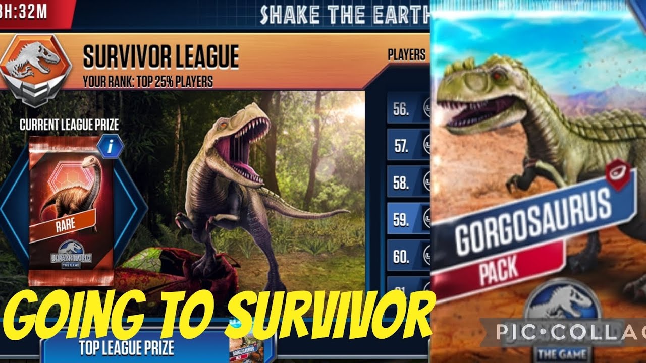 Jurassic World the Game Episode 16 phone series. Playing the Gorgosaurs shake the Earth!?!