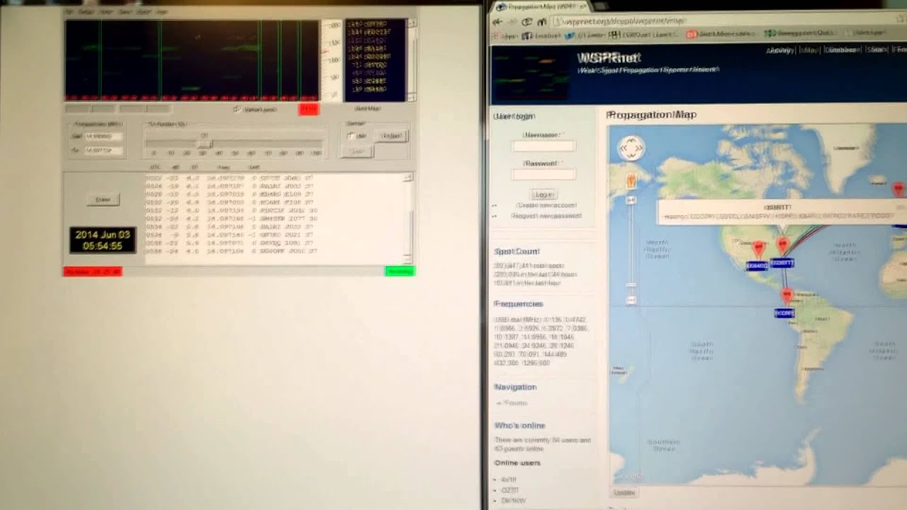 WSPR on the SoftRock RTXTX Ensemble