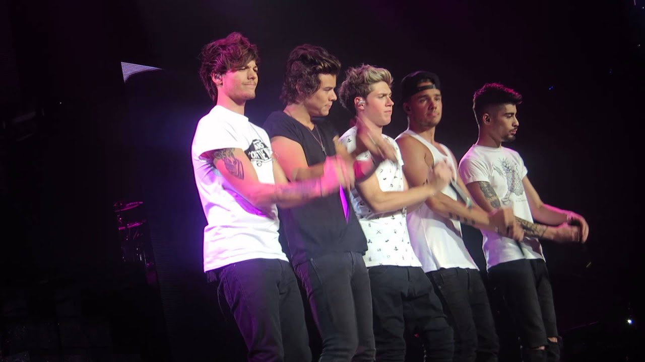 Live While We're Young One Direction 25th September Adelaide Entertainment Centre, First row