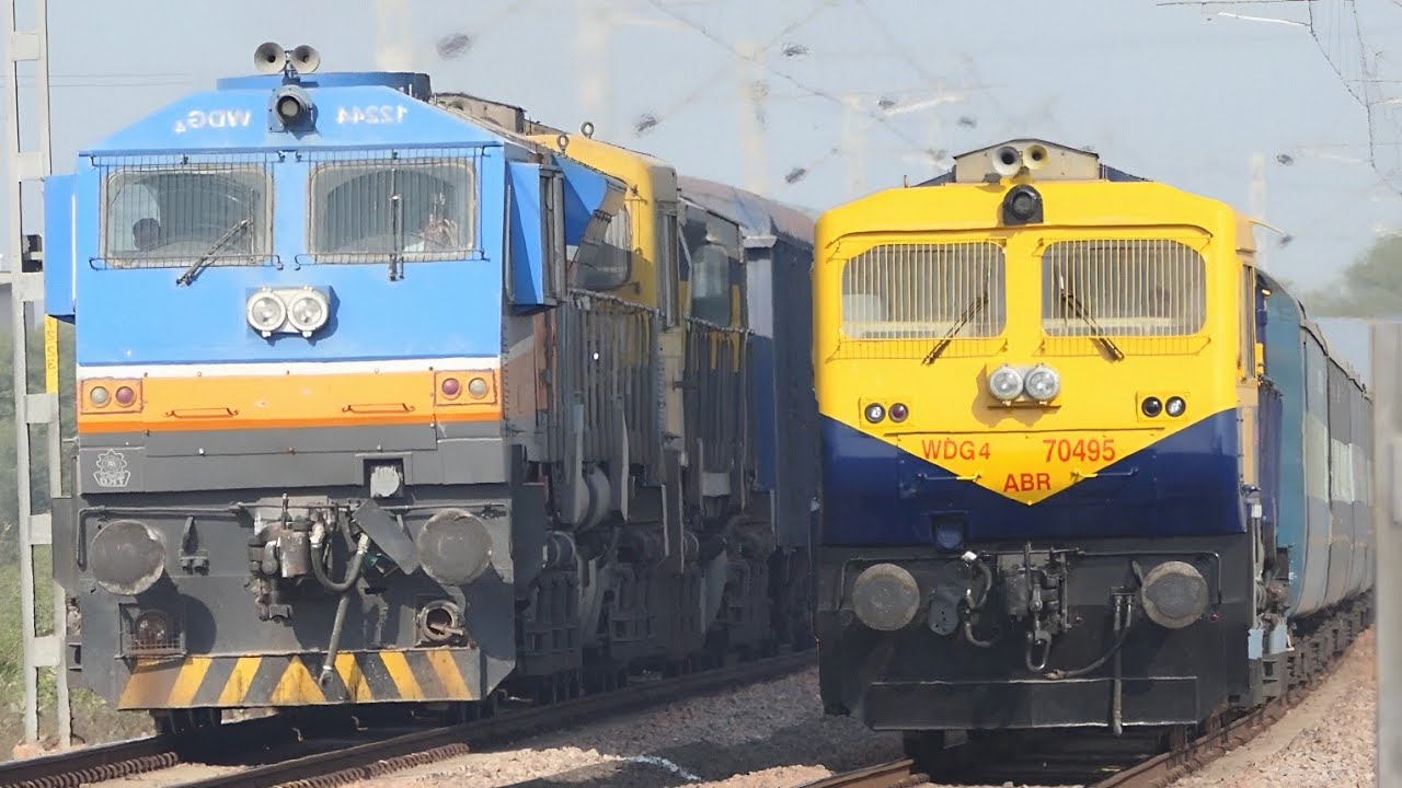 Beautiful CURVE Auto mobile carrier with BCNA & SF Express TRAINS | Indian Railways | NWR Dausa.