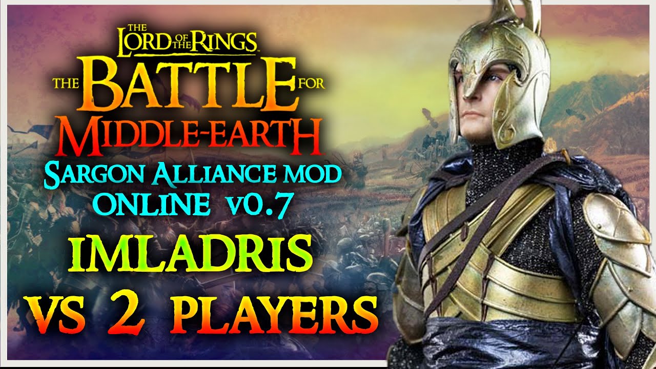 IMLADRIS vs ZİLLET İTTİFAKI (1v1v1) | The Battle for Middle-earth - Online / S.A.M v0.7