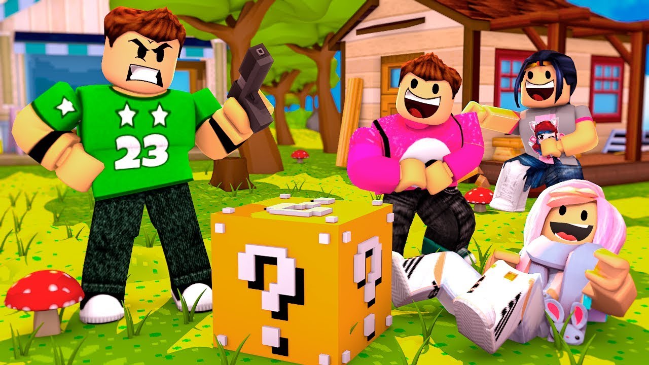 TODOS vs TODOS en LUCKY BLOCKS de ROBLOX | Rovi23 Roblox