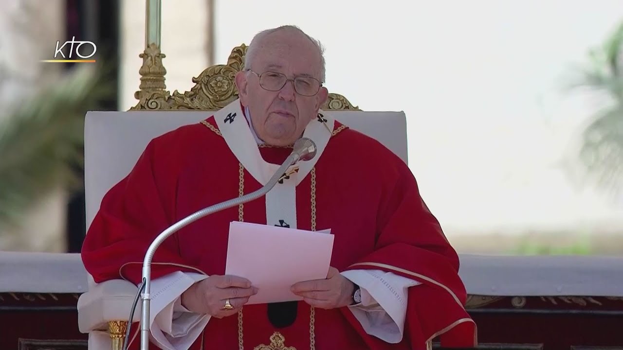 Homélie du pape François pour la messe des Rameaux et de la Passion du Seigneur