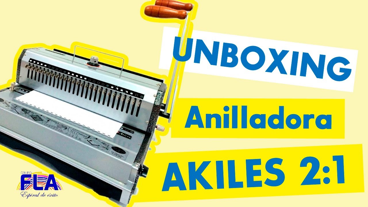 Anilladora AKILES 2:1 - Unboxing