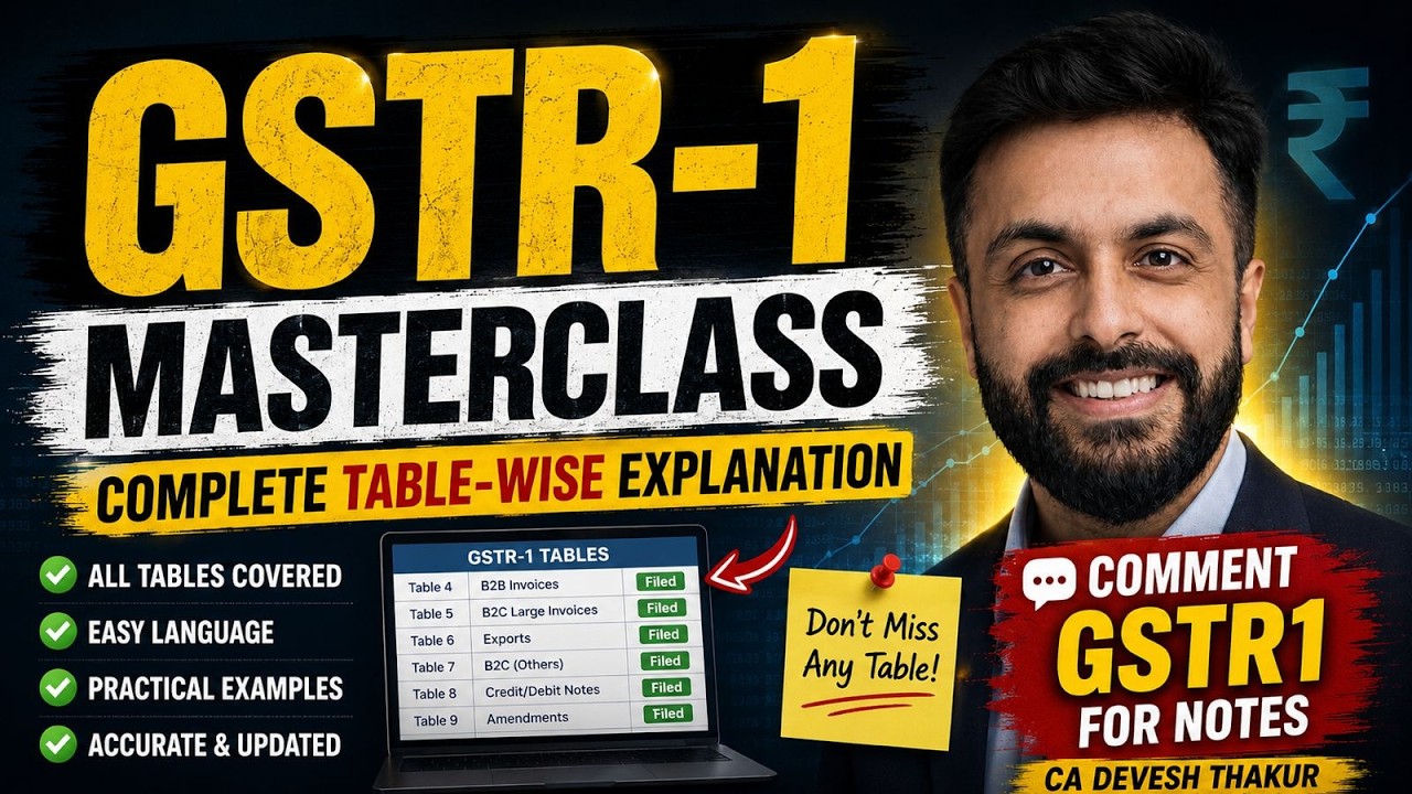 Confused Between GSTR-1 Tables? Watch This Before Filing GST Return