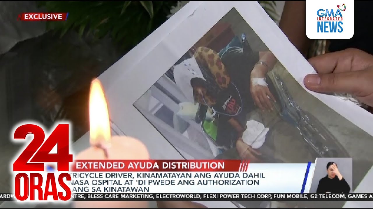 Tricycle driver, kinamatayan ang ayuda dahil nasa ospital at ‘di pwede ang... | 24 Oras