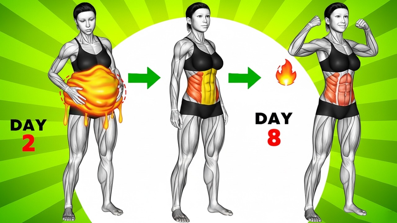 30-Min Gentle Standing Workout for Women 🔥 Shrink Hanging Belly Fat Fast