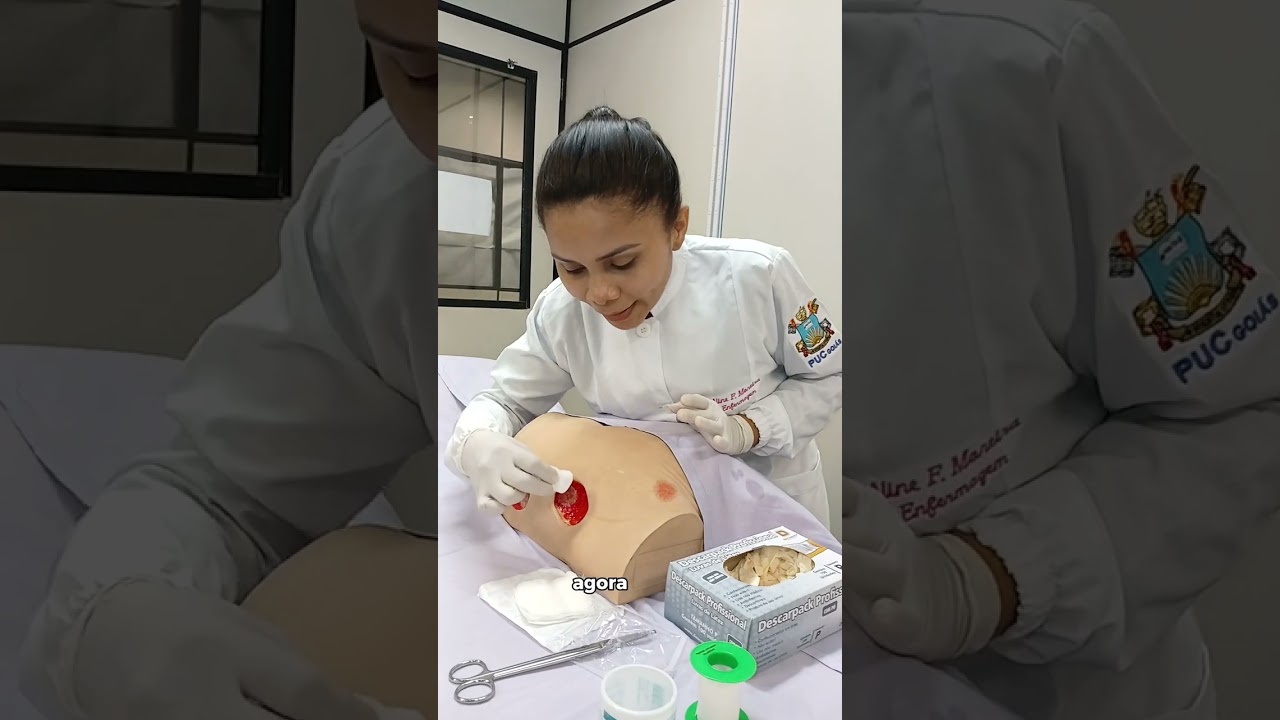 Curativo simples em les&atilde;o por press&atilde;o