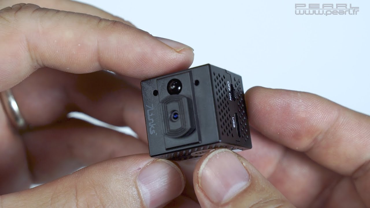 MICRO CAMERA DE SURVEILLANCE - déclenchement automatique + consultation à distance - [PEARLTV.FR]