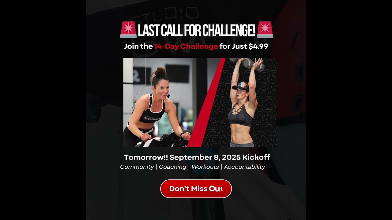 14-day Fitness Challenge. Visit www.studiosweatondemand.com