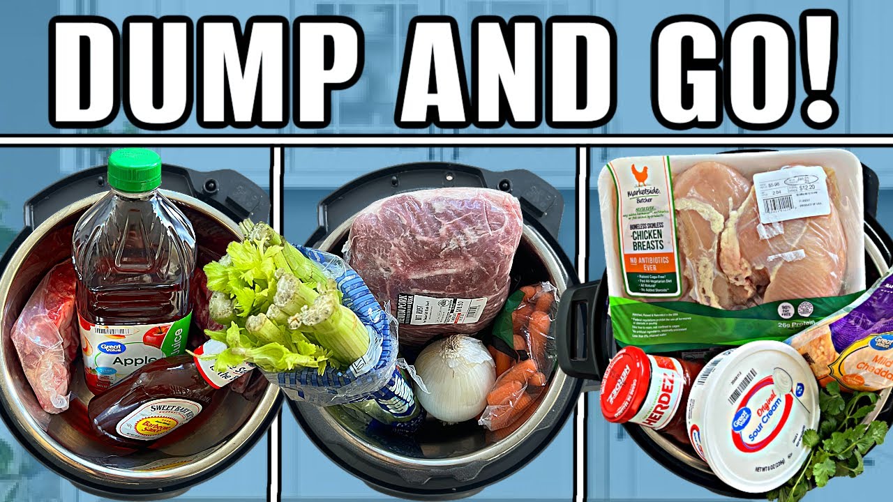 3 блюда быстрого приготовления из морозильной камеры «DUMP AND GO» — их ТАК ЛЕГКО приготовить!