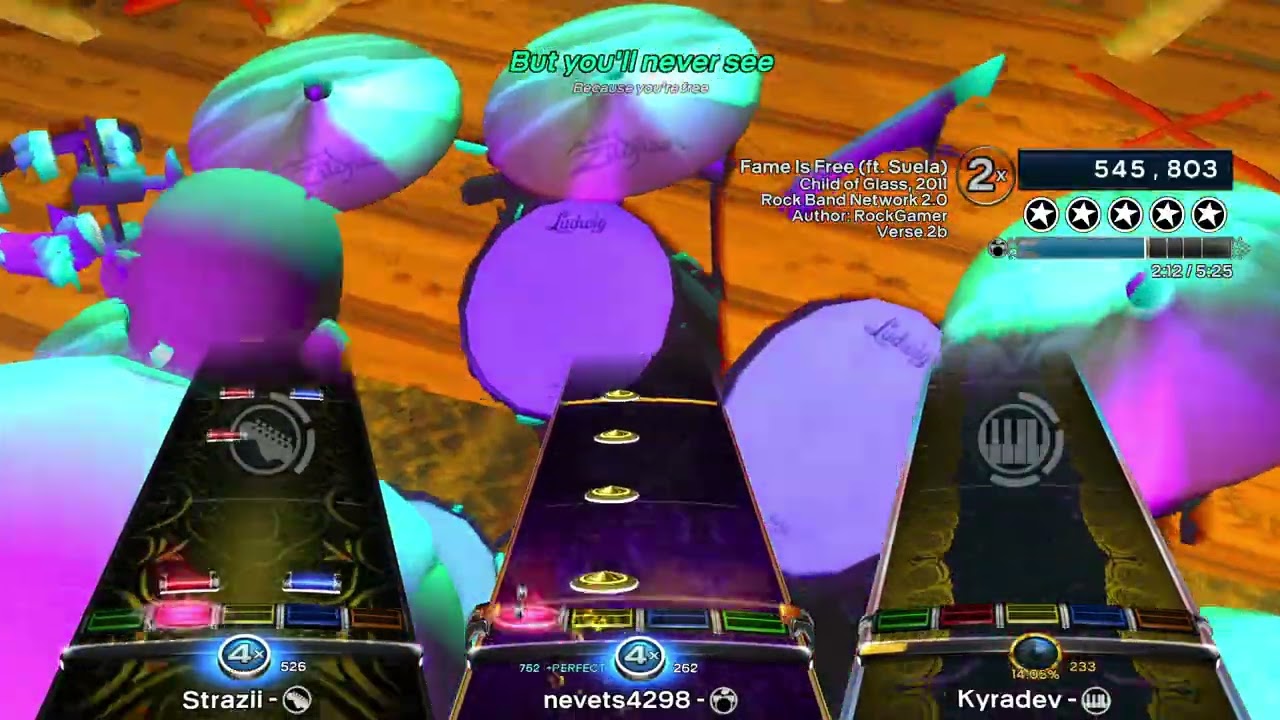 Fame Is Free (2011) By Child Of Glass - Gold Stars Rock Band 3 Deluxe RPCS3