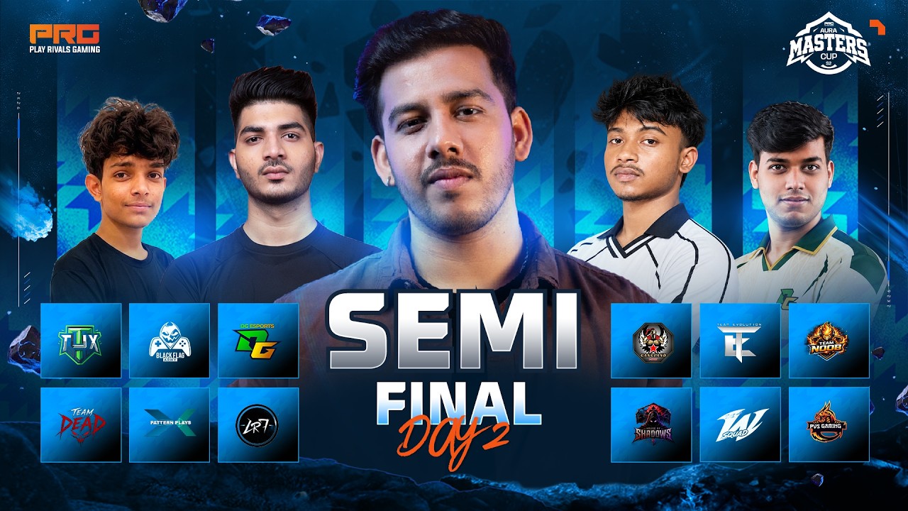 🔴 SEMI FINALS - AURA MASTER CUP | DG vs TE vs PVS vs LR7 vs PP 🏆