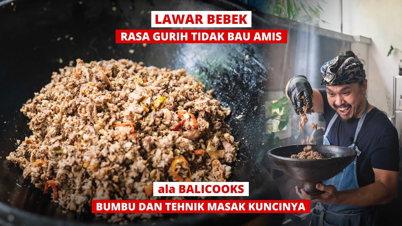 MASAKAN TRADISIONAL BEBEK DARI BALI!