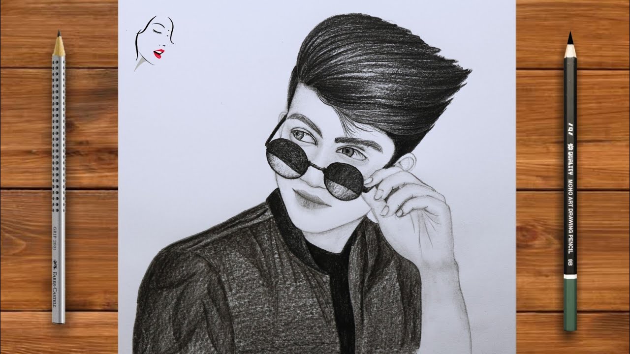 Riyaz Aly - How to Draw Cute Boy Riyaz Aly step by step Easy | Riyaz Aly Sketch | The Crazy Sketcher