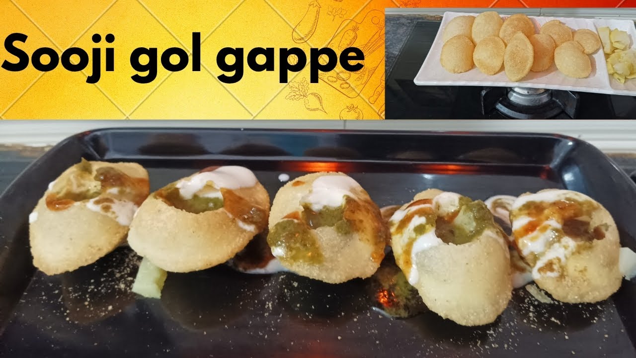 Is Tarike Se Suji K Gol Gappe Banoge To Kabhi Bahar Se Nahi Laoge | How To Make Suji Pani Puri |
