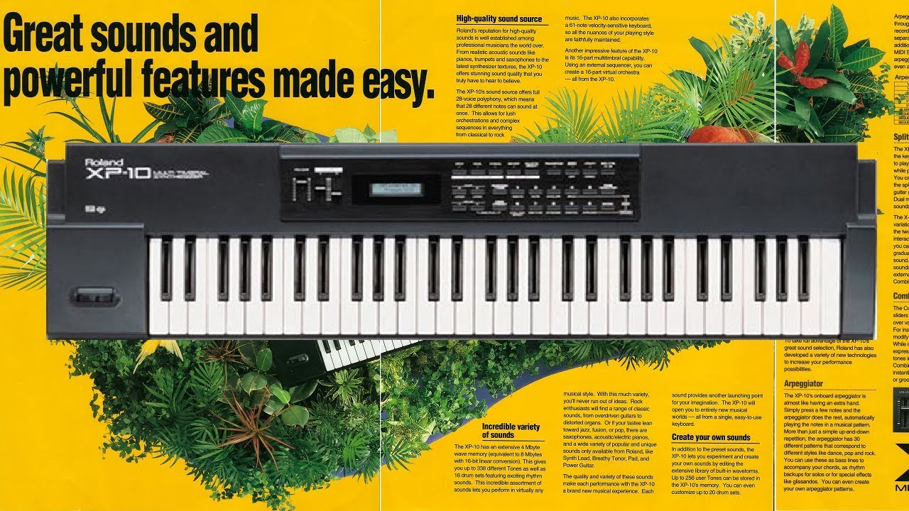 Roland XP-10 Demo Songs (ROM Play)