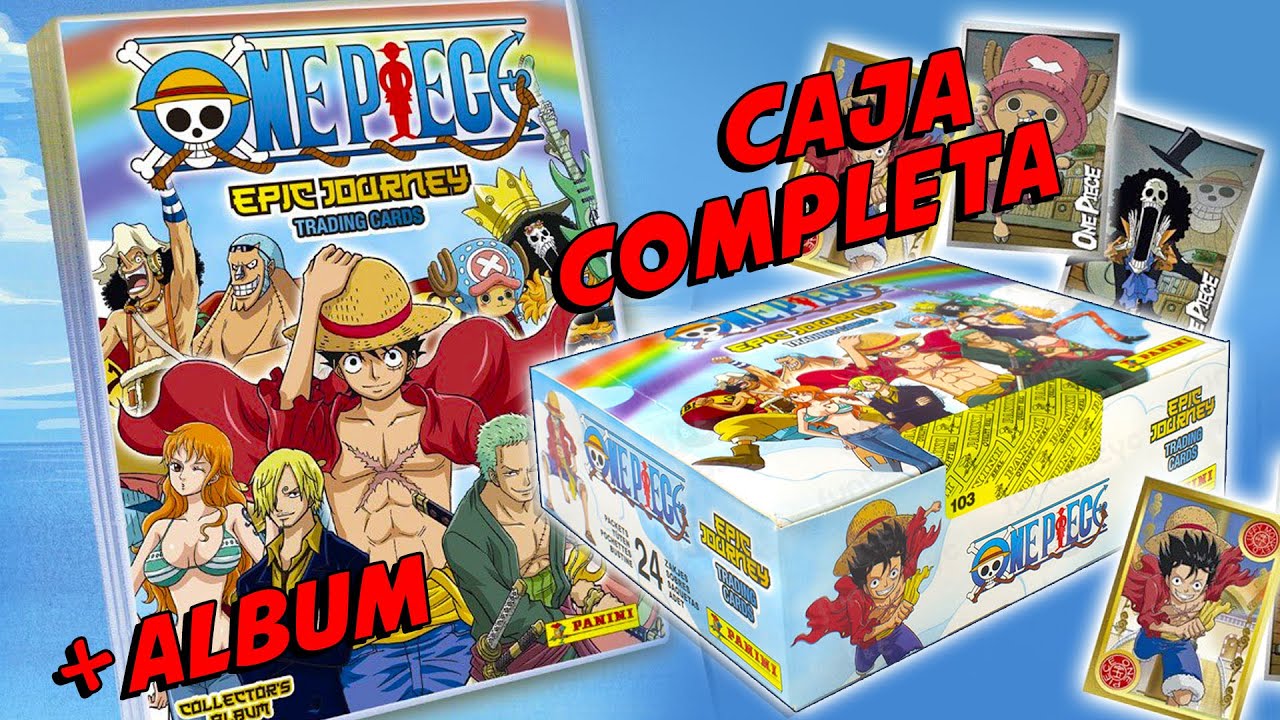 #onepiece TRADING CARDS Panini 🔥 EPIC JOURNEY 🏴‍☠️ Así son | HACEMOS UNBOXING + REVIEW 🔥