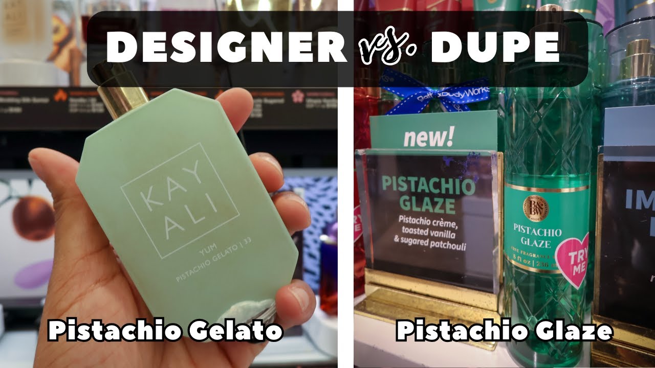 Pistachio Glaze by Bath & Body Works VS. Pistachio Gelato by Kayali | Dupe vs. Designer Perfumes