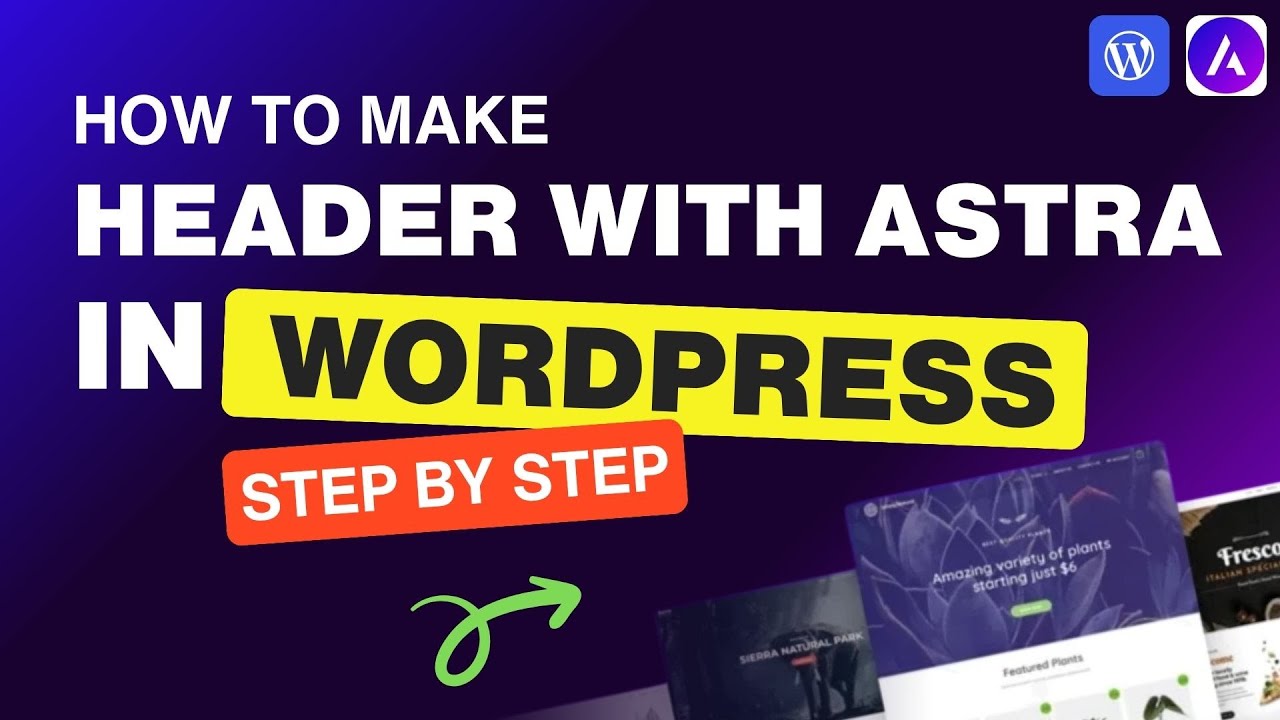 How to make header with Astra header builder (For Beginners) | Astra wordpress theme tutorial
